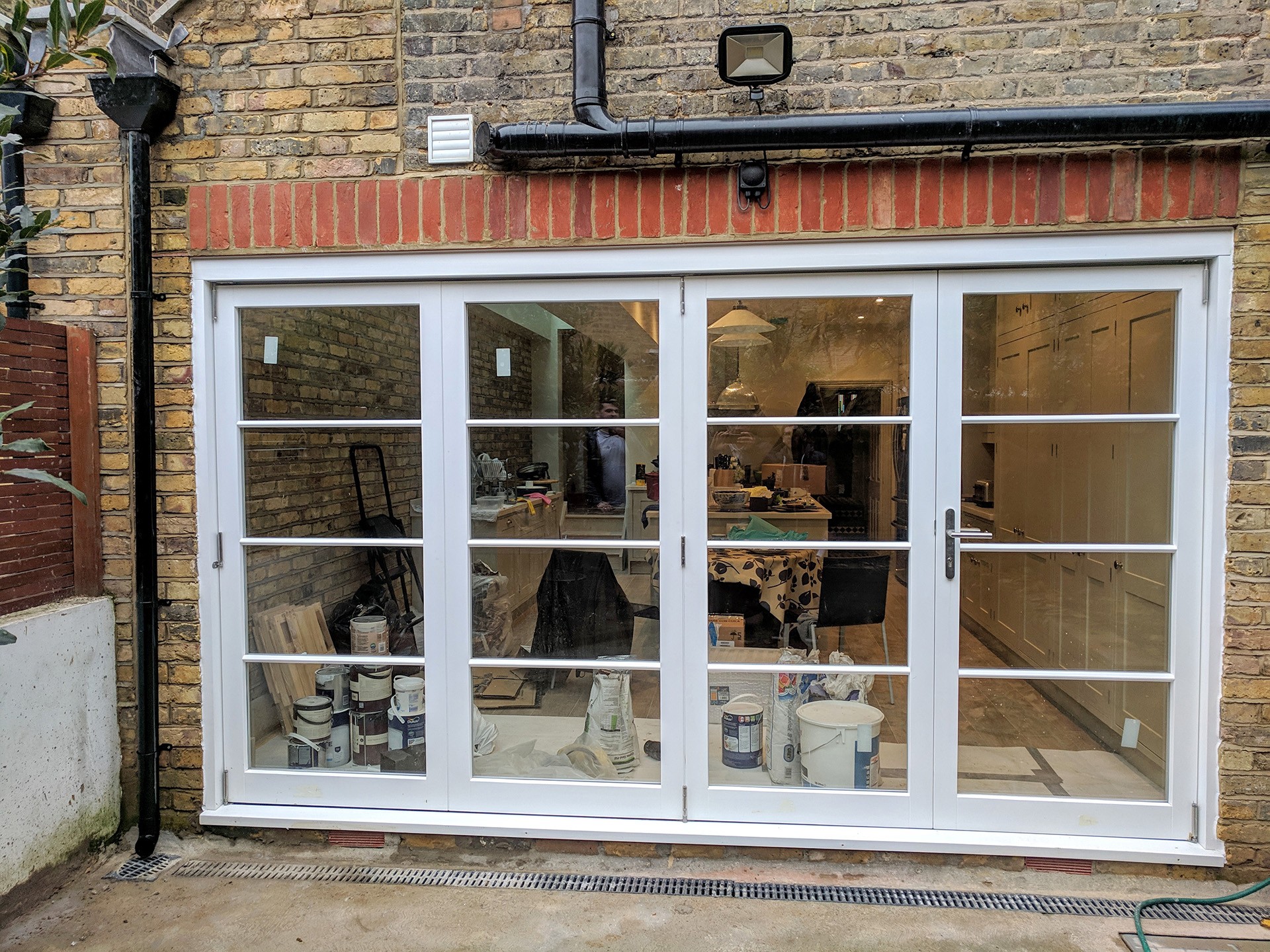 Hammersmith W6 - Parfrey Street - Bespoke Timber Bifold Door